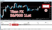 【Titan FX】MT5でS&P500を短期ヘッジする方法